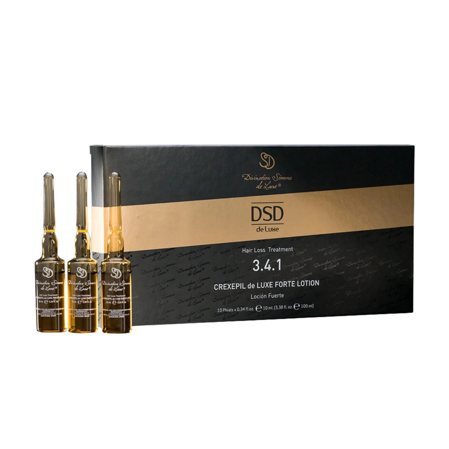 3.4.1 - CREXEPIL DE LUXE FORTE LOTION (10 phials) 10 ml x 10 ud
